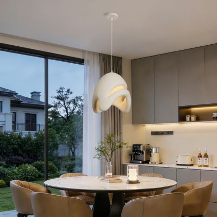 BRILAGI - Lampada a sospensione su cavo WABI SABI 1xE27/60W/230V Ø 35 cm bianca