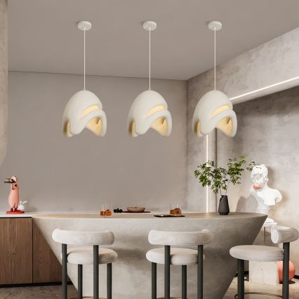 BRILAGI - Lampada a sospensione su cavo WABI SABI 1xE27/60W/230V Ø 35 cm bianca