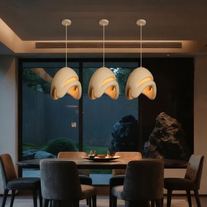 BRILAGI - Lampada a sospensione su cavo WABI SABI 1xE27/60W/230V Ø 35 cm bianca
