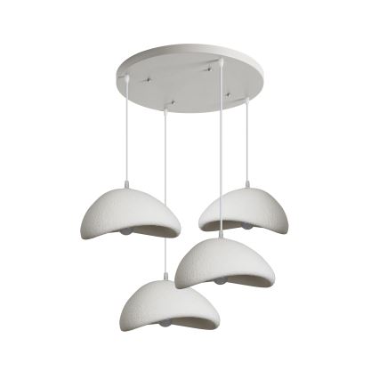 BRILAGI - Lampada a sospensione su cavo WABI SABI 4xE27/60W/230V bianca