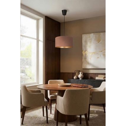 Brilagi - Lampada a sospensione VELVET su cavo 1x E27/60W/230V Ø 40 cm beige/oro