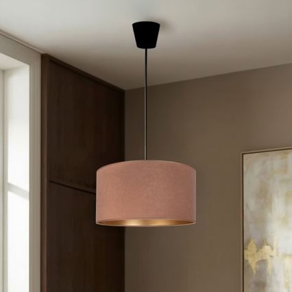 Brilagi - Lampada a sospensione VELVET su cavo 1x E27/60W/230V Ø 40 cm beige/oro
