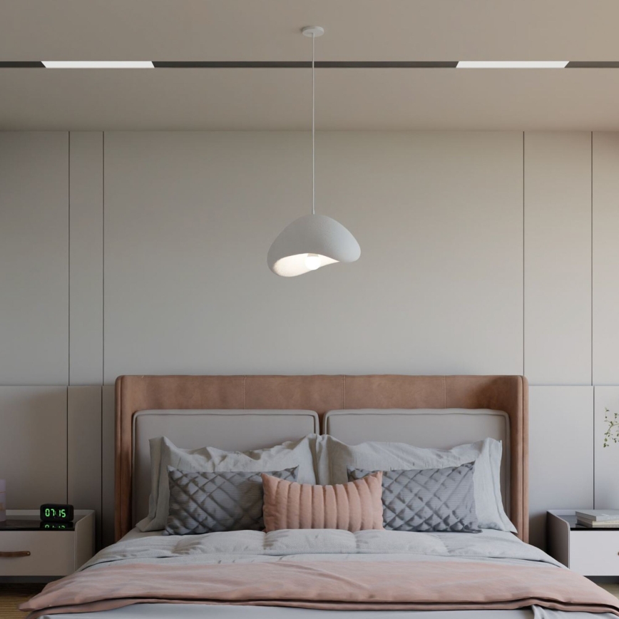 Brilagi - Lampada a sospensione WABI SABI con cavo 1xE27/40W/230V, bianco