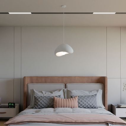 Brilagi - Lampada a sospensione WABI SABI con cavo 1xE27/40W/230V Ø 33 cm bianco