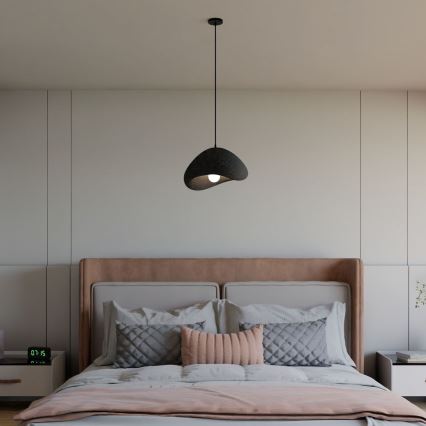 Brilagi - Lampada a sospensione WABI SABI su cavo 1xE27/40W/230V Ø 33 cm nero