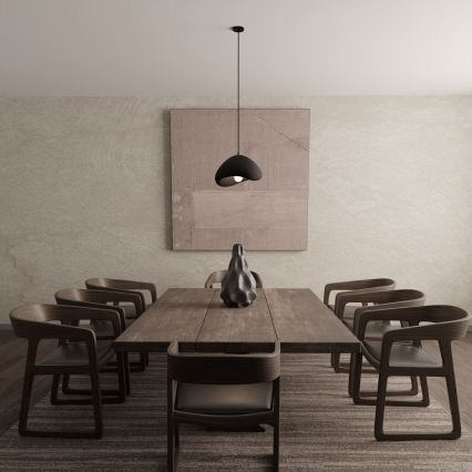 Brilagi - Lampada a sospensione WABI SABI su cavo 1xE27/40W/230V Ø 33 cm nero