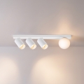 Brilagi - Lampada a spot SELE BALL 3xGU10/30W/230V + 1xG9/10W bianca