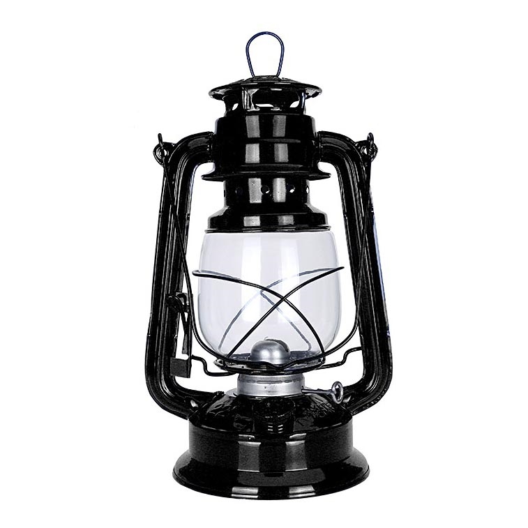 Brilagi - Lampada ad olio LANTERNA 28 cm nera