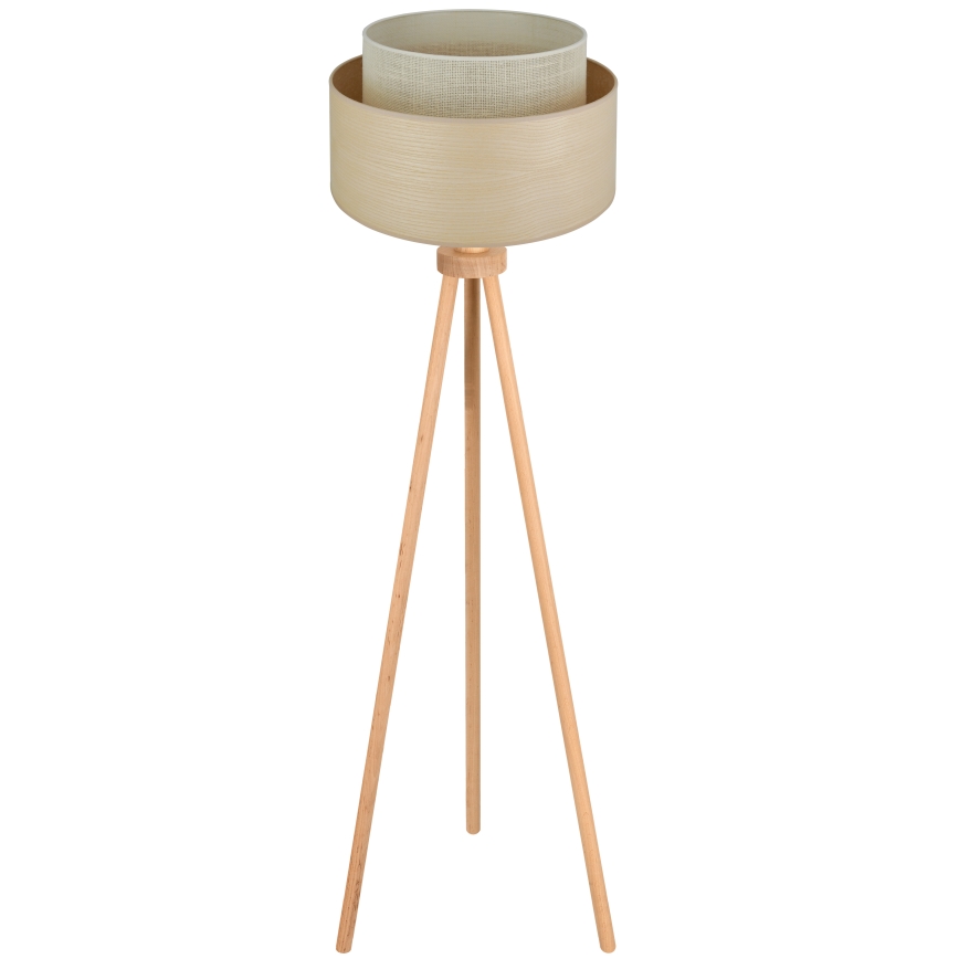 Brilagi - Lampada con piedistallo ARIZONA BOHO 1xE27/15W/230V beige