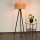 Brilagi - Lampada con piedistallo MONTANA BOHO 1xE27/15W/230V marrone/nero