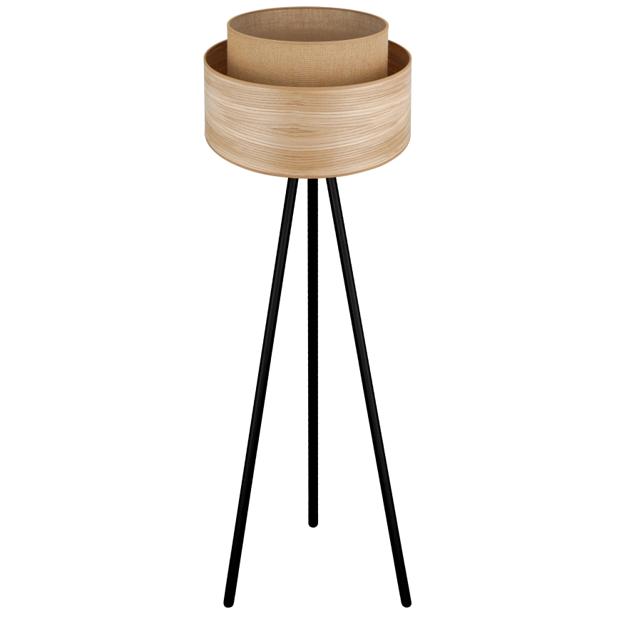 Brilagi - Lampada con piedistallo MONTANA BOHO 1xE27/15W/230V marrone/nero