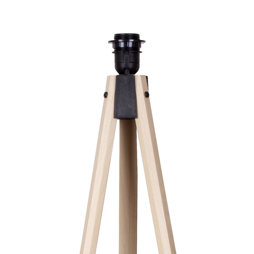 Brilagi - Lampada con piedistallo VELVET 1xE27/60W/230V beige/nero