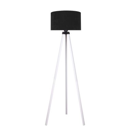 Brilagi - Lampada con piedistallo VELVET 1xE27/60W/230V bianco/nero