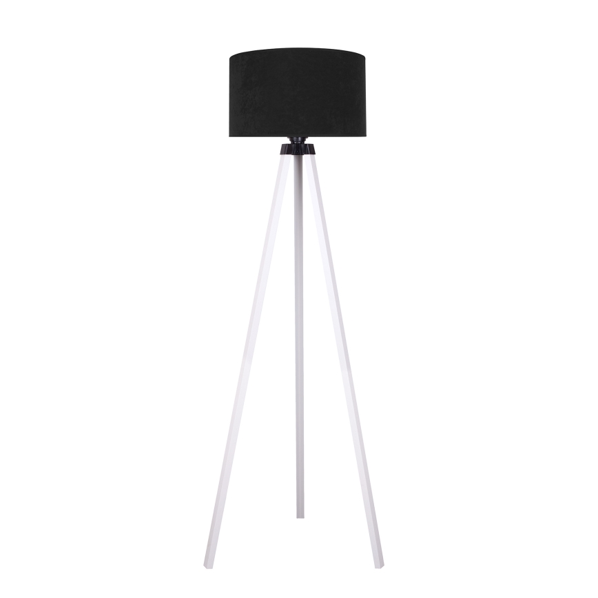 Brilagi - Lampada con piedistallo VELVET 1xE27/60W/230V bianco/nero