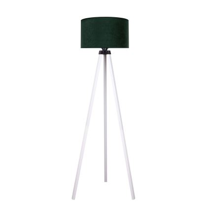 Brilagi - Lampada con piedistallo VELVET 1xE27/60W/230V bianco/verde