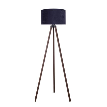 Brilagi - Lampada con piedistallo VELVET 1xE27/60W/230V marrone/blu