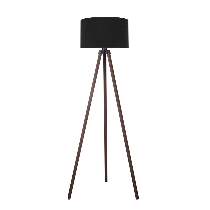 Brilagi - Lampada con piedistallo VELVET 1xE27/60W/230V marrone/nero