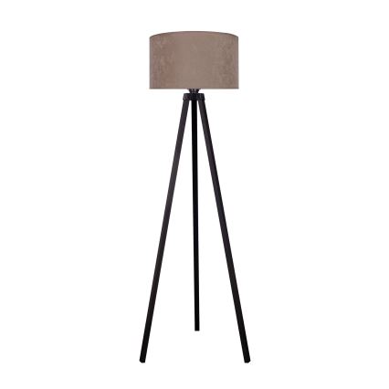 Brilagi - Lampada con piedistallo VELVET 1xE27/60W/230V nero/beige