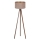 Brilagi - Lampada con piedistallo VELVET 1xE27/60W/230V wenge/beige