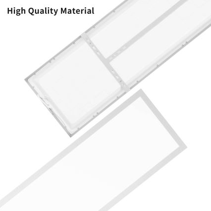 Brilagi - Plafoniera LED per bagno FRAME 50W 230V 3000/4000/6000K 120x30 cm IP44 argento