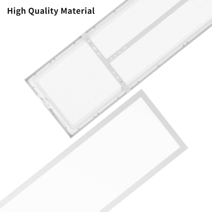 Brilagi - Plafoniera LED per bagno FRAME 50W 230V 3000/4000/6000K 120x30 cm IP44 argento