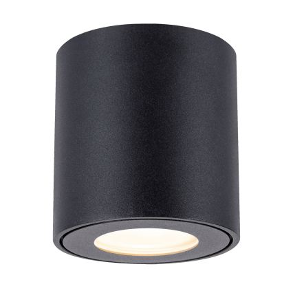 Brilagi - Lampada da bagno LED RGBW dimmerabile MIA 1xGU10/4,8W/230V 3000K 84x80 mm nero IP54 + telecomando