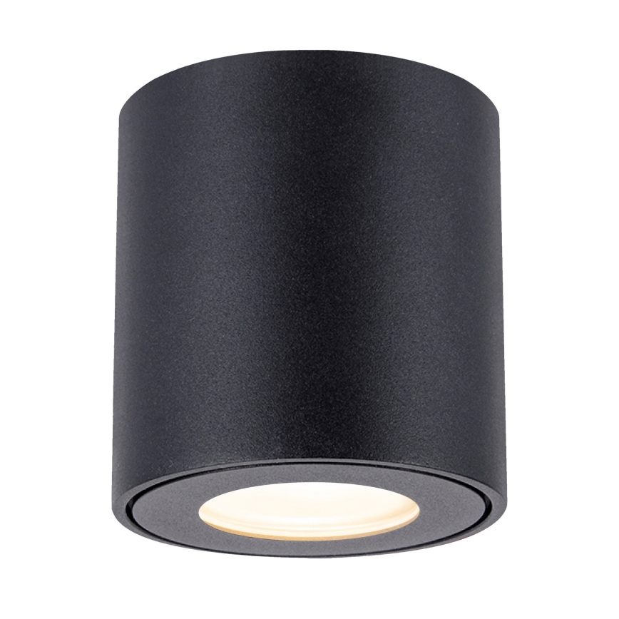 Brilagi - Lampada da bagno LED RGBW dimmerabile MIA 1xGU10/4,8W/230V 3000K 84x80 mm nero IP54 + telecomando