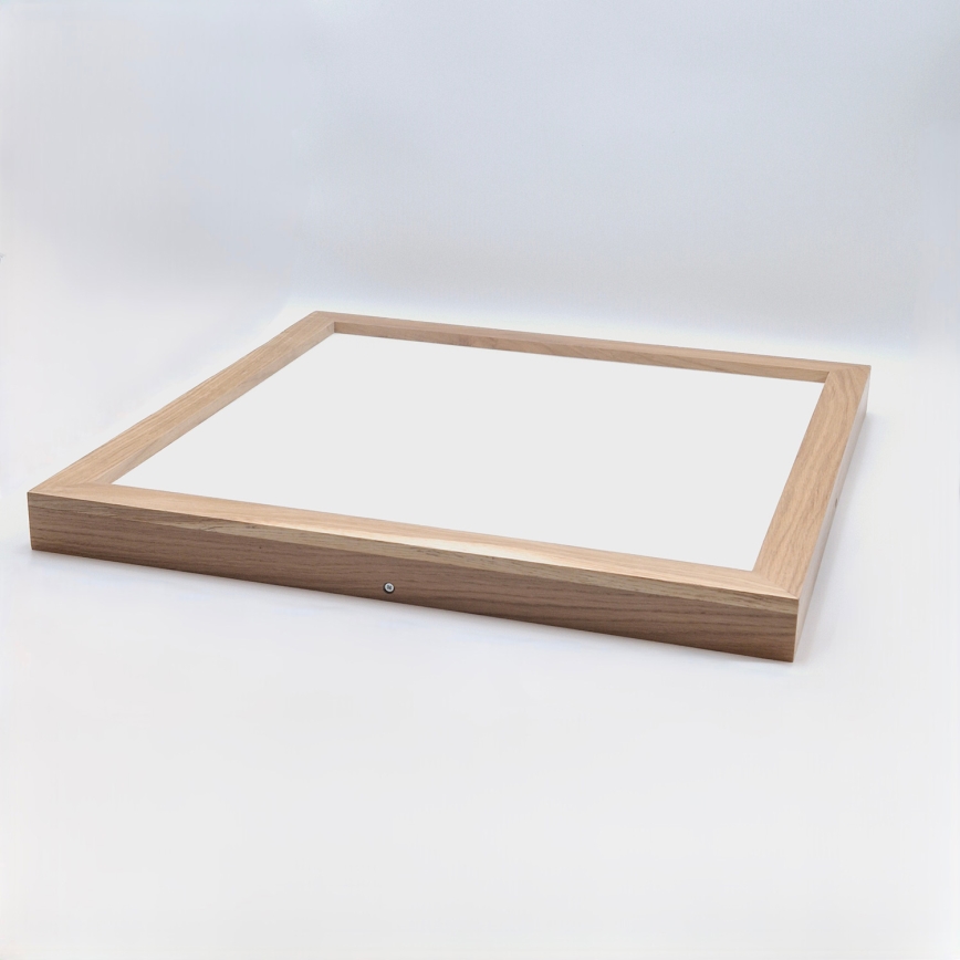 Brilagi - Plafoniera LED da bagno WOODY FRAME LED/40W/230V 60x60 cm IP44 rovere