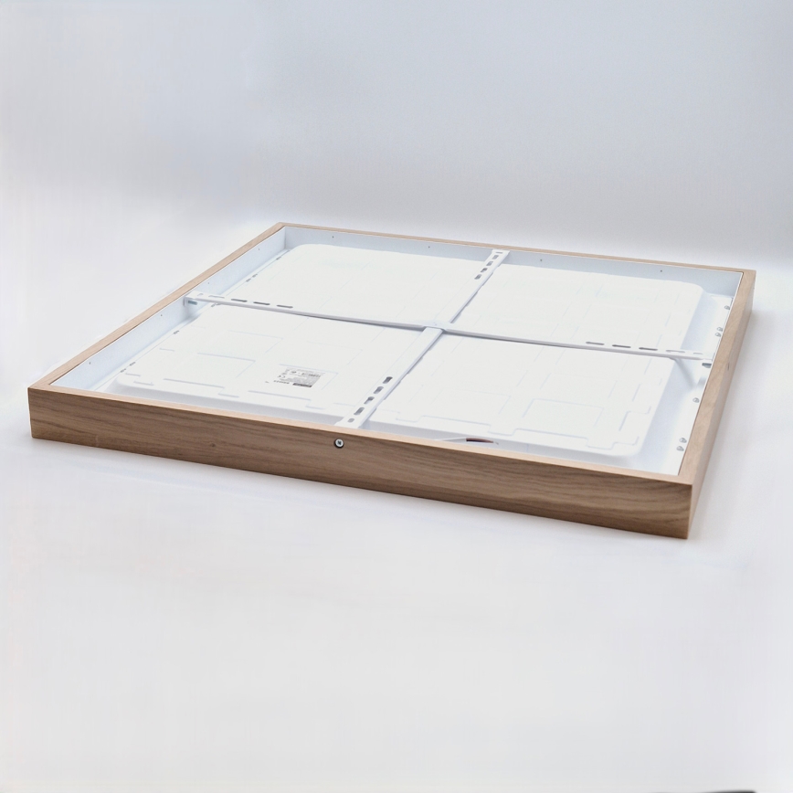 Brilagi - Plafoniera LED da bagno WOODY FRAME LED/40W/230V 60x60 cm IP44 rovere