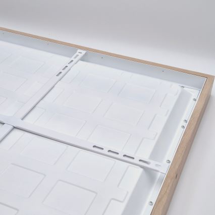 Brilagi - Plafoniera LED da bagno WOODY FRAME LED/40W/230V 60x60 cm IP44 rovere