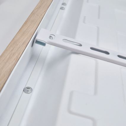 Brilagi - Plafoniera LED da bagno WOODY FRAME LED/40W/230V 60x60 cm IP44 rovere