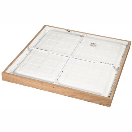 Brilagi - Plafoniera LED da bagno WOODY FRAME LED/40W/230V 60x60 cm IP44 rovere