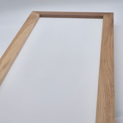 Brilagi - Plafoniera da bagno a LED WOODY FRAME LED/50W/230V 120x30 cm IP44 rovere