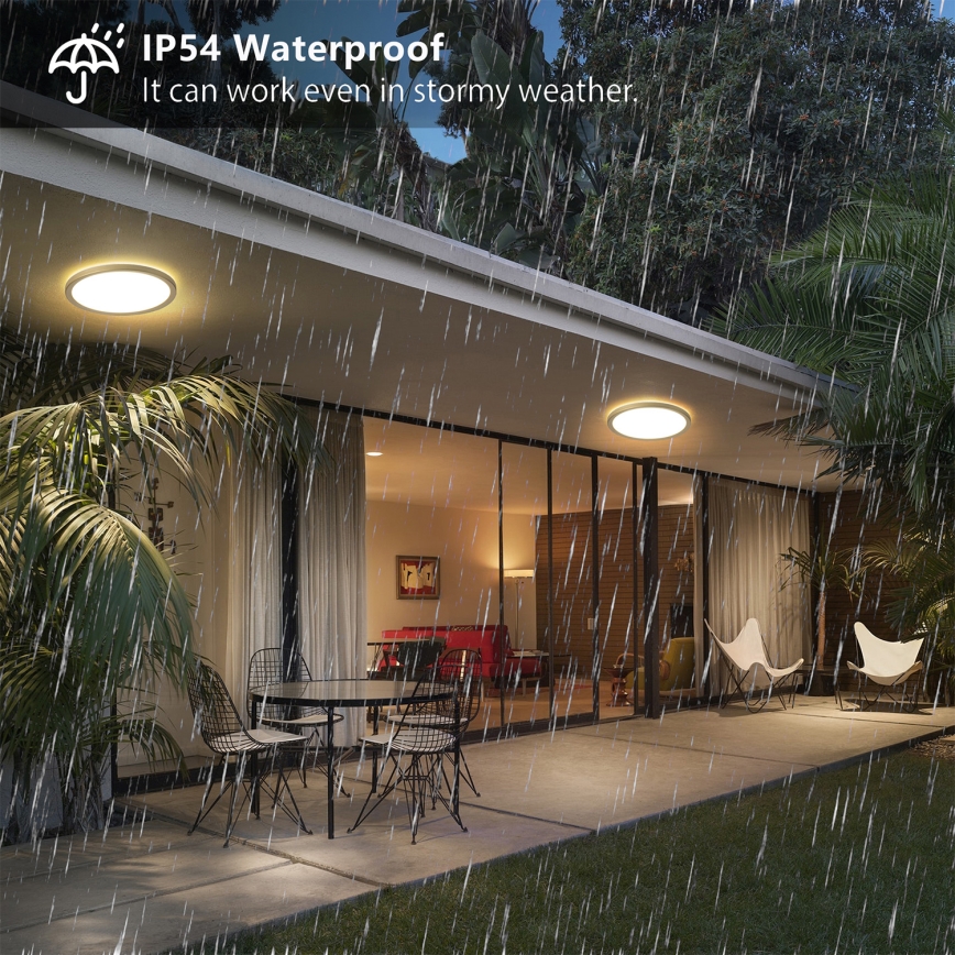 Brilagi - Plafoniera da bagno LED ULTRA SLIM LED/12W/230V Ø 22,5 cm dorata IP54