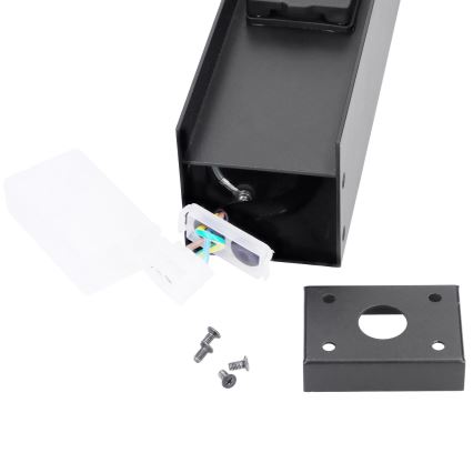 Brilagi - Lampada da esterno con 2 prese SCHUKO, 1x G9/11W/230V, IP44, nera