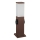 Brilagi - Lampada da esterno con 2 prese SCHUKO 1xE27/15W/230V 40 cm IP44 marrone