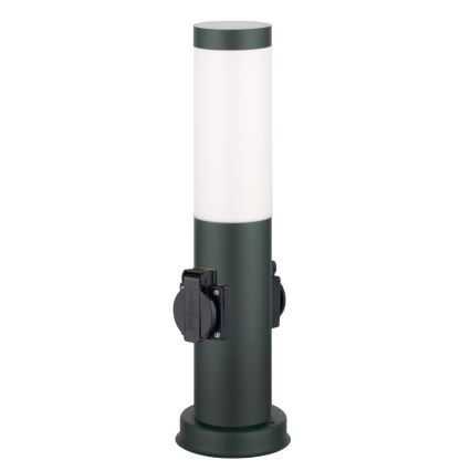 Brilagi - Lampada da esterno NOVA con 2 prese SCHUKO, 1xE27/15W/230V, 40 cm, IP44, antracite