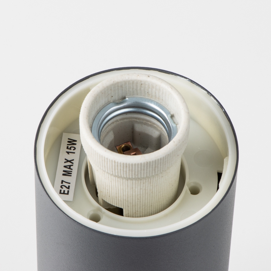 Brilagi - Lampada da esterno NOVA con 2 prese SCHUKO, 1xE27/15W/230V, 40 cm, IP44, antracite