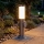 Brilagi - Lampada da esterno con 2 prese SCHUKO NOVA 1xE27/15W/230V 40 cm IP44 cromo opaco