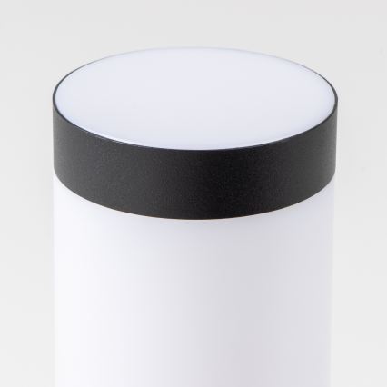 Brilagi - Lampada da esterno con 2 prese SCHUKO NOVA 1xE27/15W/230V 40 cm IP44 nera