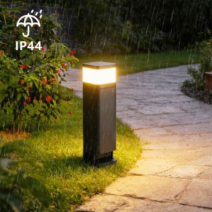 Brilagi - Lampada da esterno con 2 prese SCHUKO PILLAR 1xG9/11W/230V IP44 antracite