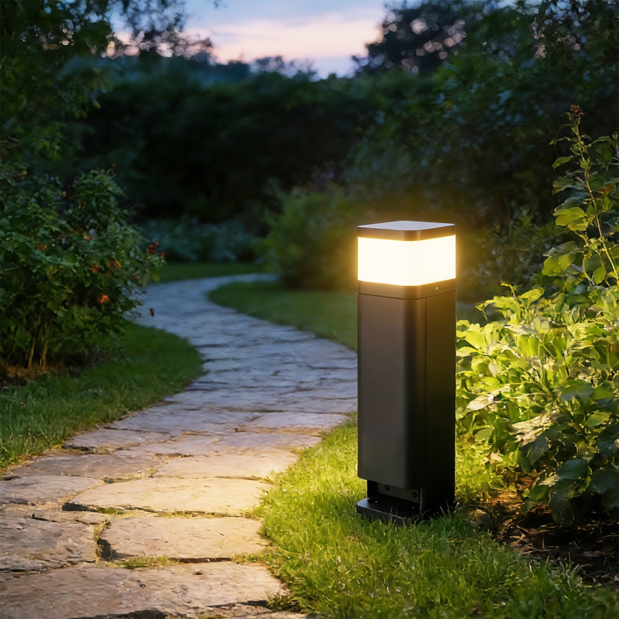 Brilagi - Lampada da esterno con 2 prese SCHUKO PILLAR 1xG9/11W/230V IP44 antracite