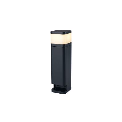 Brilagi - Lampada da esterno con 2 prese SCHUKO PILLAR 1xG9/11W/230V IP44 antracite
