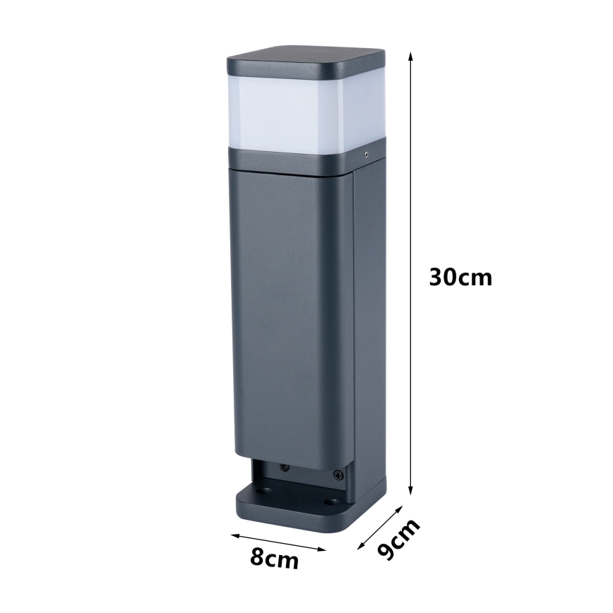 Brilagi - Lampada da esterno con 2 prese SCHUKO PILLAR 1xG9/11W/230V IP44 antracite