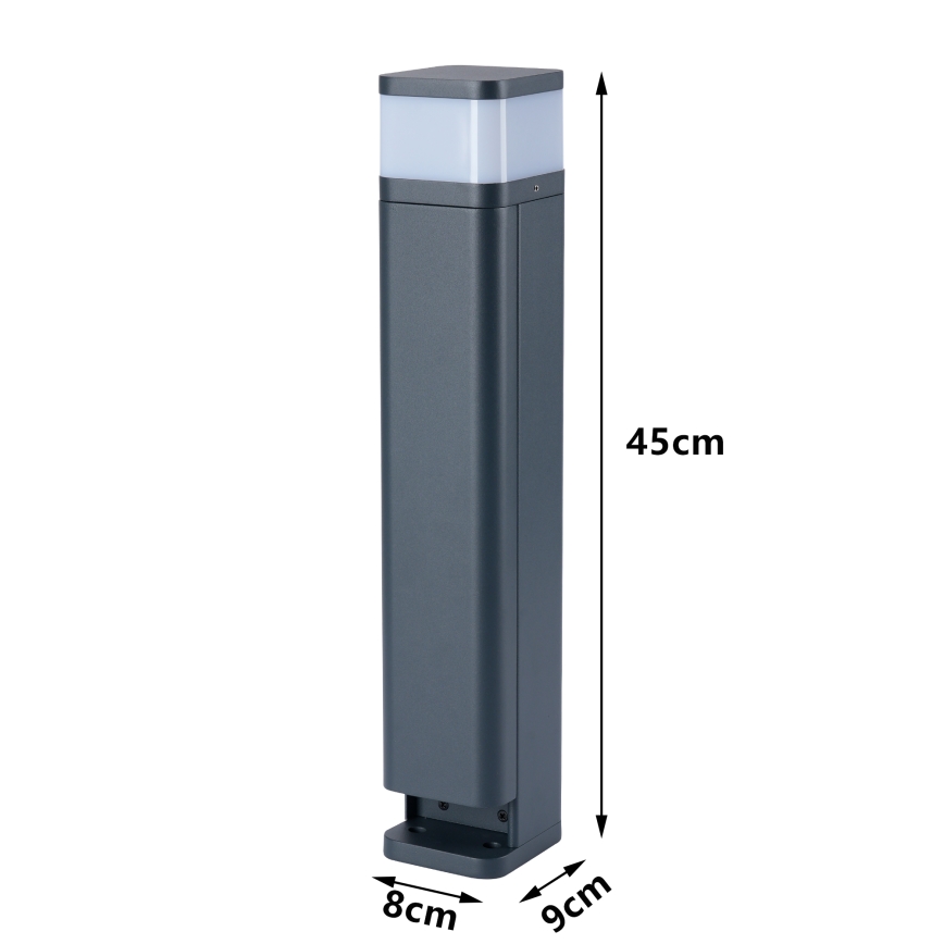 Brilagi - Lampada da esterno con 2 prese SCHUKO PILLAR 1xG9/11W/230V IP44 antracite