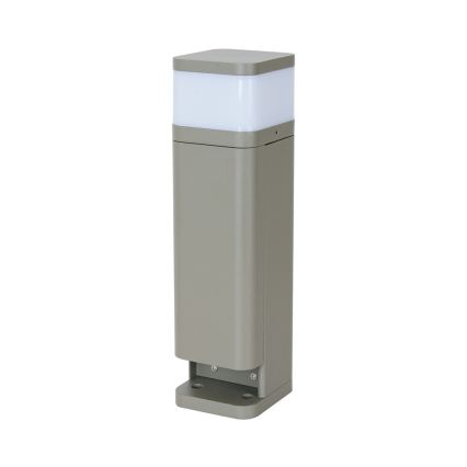 BRILAGI - Lampada da esterno con 2 prese SCHUKO PILLAR 1xG9/11W/230V IP44 grigia