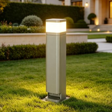 BRILAGI - Lampada da esterno con 2 prese SCHUKO PILLAR 1xG9/11W/230V IP44 grigia