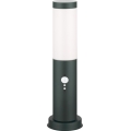 Brilagi - Lampada da esterno con sensore 1xE27/15W/230V 40 cm IP44 antracite