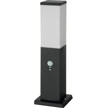 Brilagi - Lampada da esterno con sensore 1xE27/15W/230V 40 cm IP44 nera