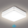 Brilagi - lampada da esterno con sensore BENE LED/18W/230V 22x22 cm bianca IP54